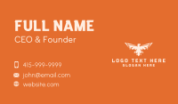 Spread Wings Eagle Business Card Design