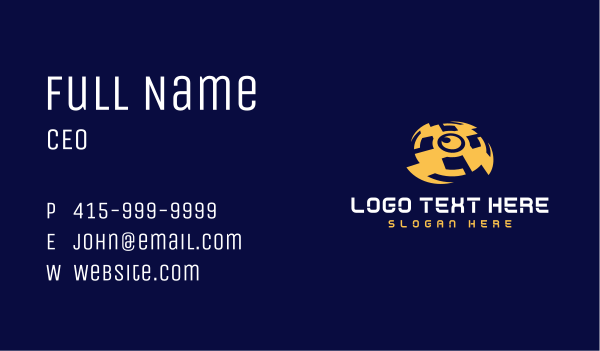 Drone Camera Tech Business Card Design Image Preview