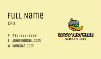 Bonnet Happy  Duck  Business Card Image Preview