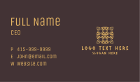 Aztec Tribal Pattern Business Card Image Preview