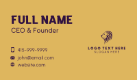 Lion Feline Mane Business Card Design