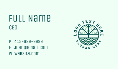 Forest Park Ecology Business Card