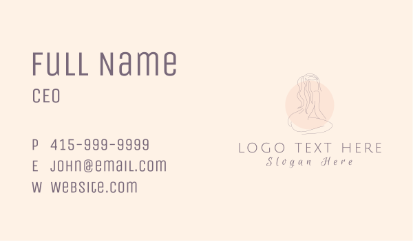 Erotic Woman Body Business Card Design Image Preview
