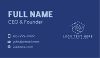 Hexagon Real Estate Business Card Design