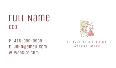 Woman Jewel Accessory Business Card Image Preview