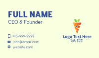 Organic Carrot Technology  Business Card Image Preview