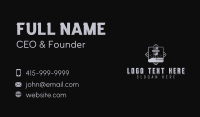 Mechanical Laser Engraving Business Card Design