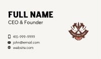 Axe Woodwork Timber Business Card Image Preview