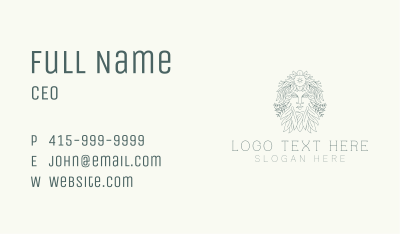 Nature Beauty Wellness Business Card Image Preview