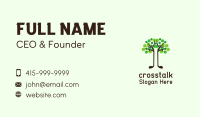 Eco Golf Tree Business Card Image Preview