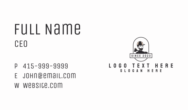 Plumbing Handyman Hipster  Business Card Design Image Preview