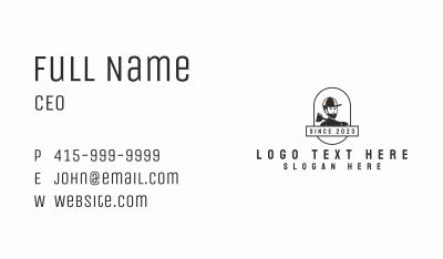 Plumbing Handyman Hipster  Business Card Image Preview