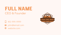 Forest Woodwork Hammer Business Card Image Preview