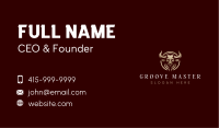 Premium Bull Horn Business Card Image Preview