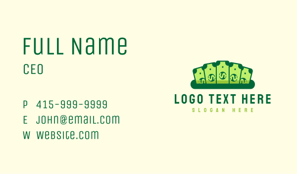 Dollar Bill Currency Business Card Design Image Preview