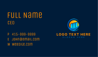 Gradient Business Graph Business Card Image Preview