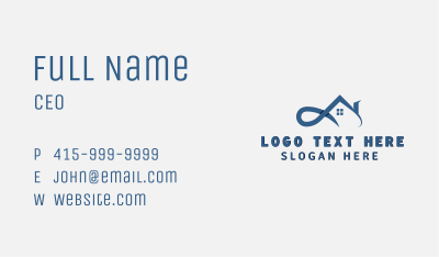 Home Roofing Builder Business Card Image Preview