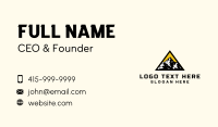 Mountain Outdoor Peak Business Card Design