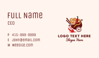 Spicy Noodle Cart Business Card Image Preview