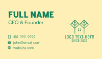 Green Tree House  Business Card Preview