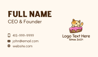 Cat Cake Slice Business Card Image Preview
