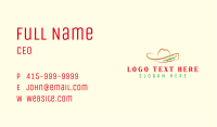 Sombrero Mexican Hat Business Card Image Preview