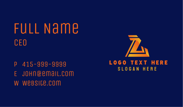 Logistic Express Delivery Business Card Design Image Preview