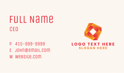 Generic Tech Software  Business Card Image Preview