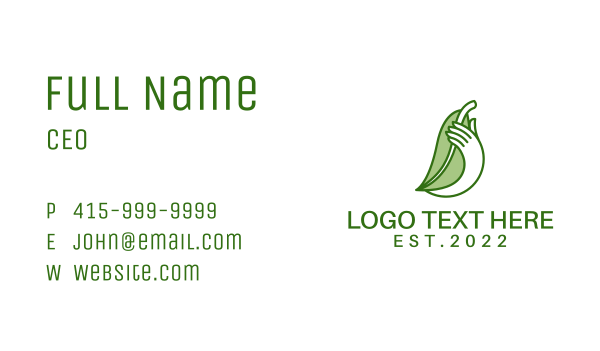 Gardener Hand Planting  Business Card Design Image Preview