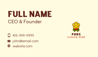 Cute Flower Mascot Business Card Image Preview