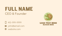 Cute Cartoon Snail Business Card Image Preview