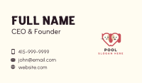 Cat Dog Care Heart Business Card Image Preview