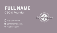 Grungy Hipster Apparel Business Card Preview