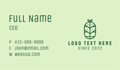 Tree Agriculture Farm  Business Card Image Preview