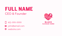 Heart Care Clinic Business Card Image Preview