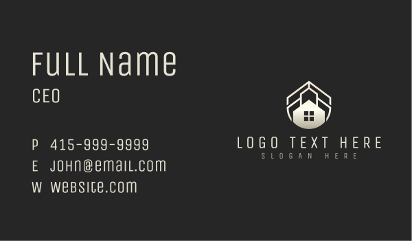 House Builder Realty Business Card Design Image Preview
