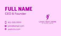 Lightning Female Power Business Card Image Preview