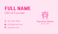 Minimalist Royal Princess Business Card Image Preview