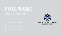 Bison Fire Shield Gaming Business Card Image Preview