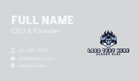 Bison Fire Shield Gaming Business Card Preview