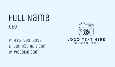 Camera Image Photography Business Card Image Preview