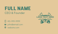 Plant Shovel Nature Business Card Design