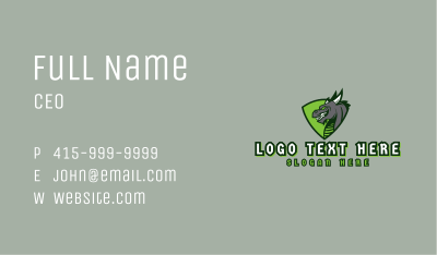 Dragon Esport Gaming Business Card Image Preview