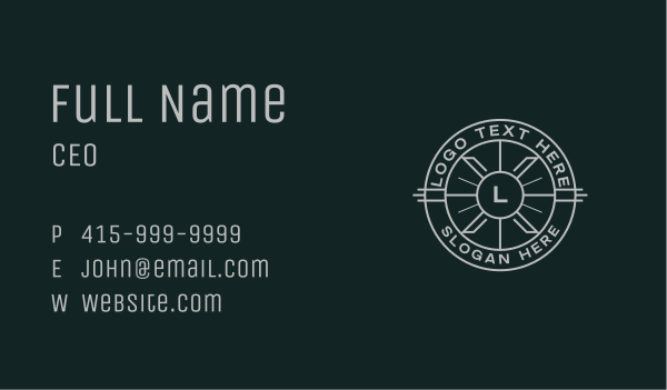 Classic Company Brand Business Card Design Image Preview