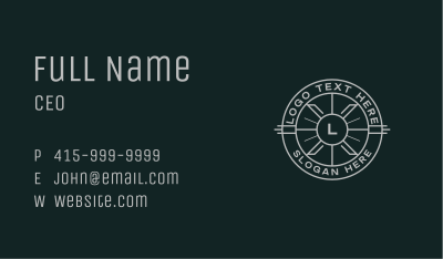 Classic Company Brand Business Card Image Preview