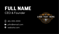 Paintbrush Hammer Carpentry Business Card Image Preview