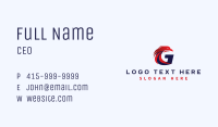 Eagle Bird Falcon Letter G Business Card Image Preview