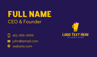 Vibrant Beverage Glass  Business Card Preview