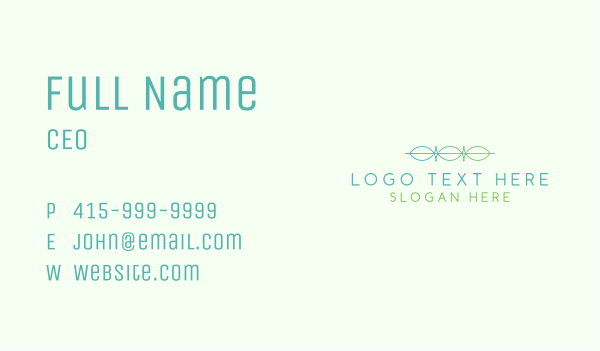 Modern Tech Line Business Business Card Design Image Preview