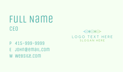 Modern Tech Line Business Business Card Image Preview